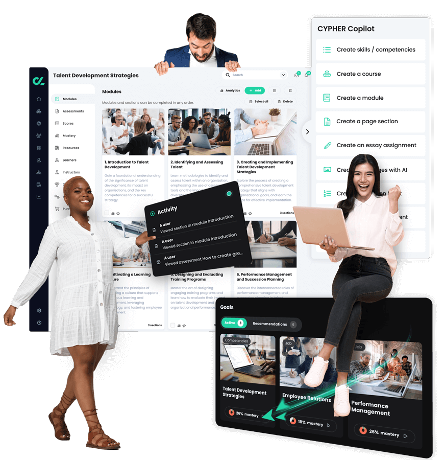 CYPHER Agent creates courses in minutes